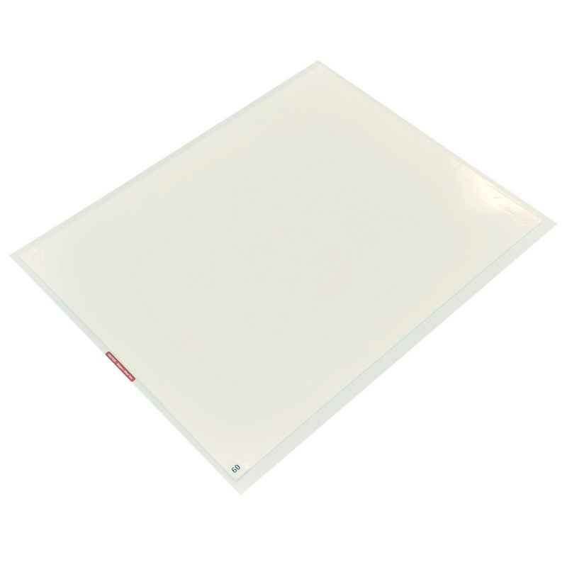 2'x2'6" Rectangle Solid Floor Mat White - Crown