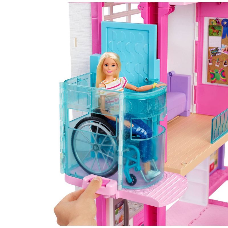 Barbie Dreamhouse Dollhouse with Wheelchair Accessible Elevator