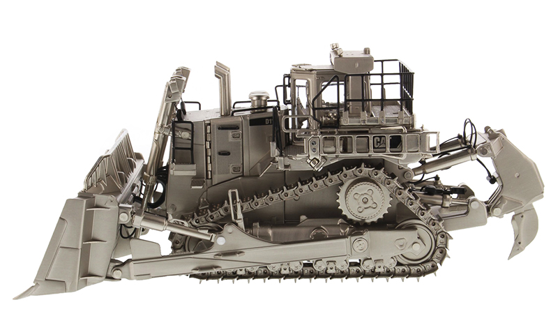 CAT Caterpillar D11T Track Type Tractor Dozer Matt Silver Plated "Commemorative Series" 1/50 Diecast Model  by Diecast Masters