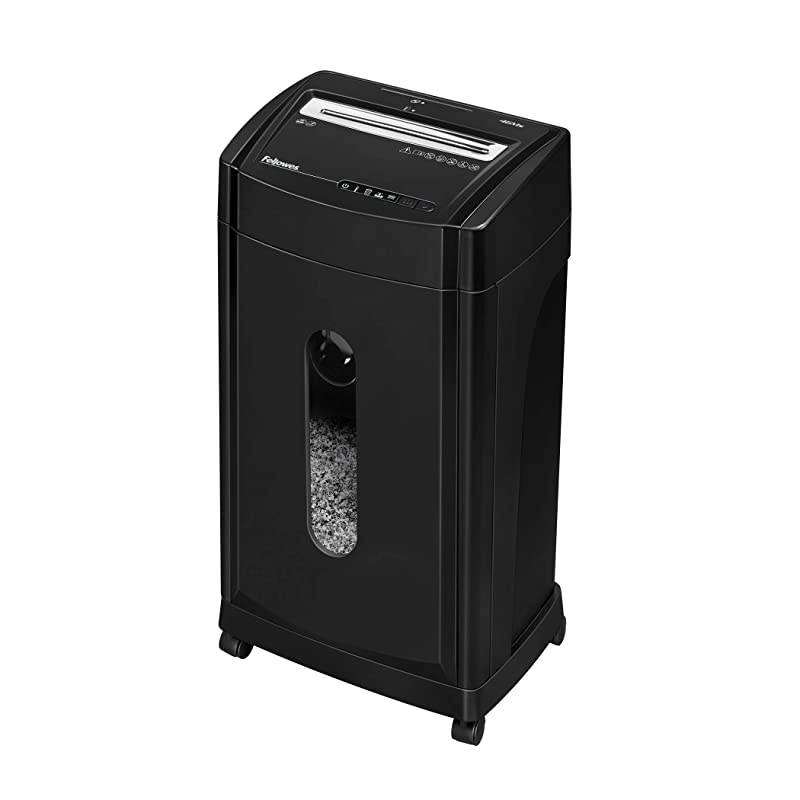 FEL4817001 Power Shredder 12Sheets, Black, Silver, 25.6" x 14.5" x 10.5"