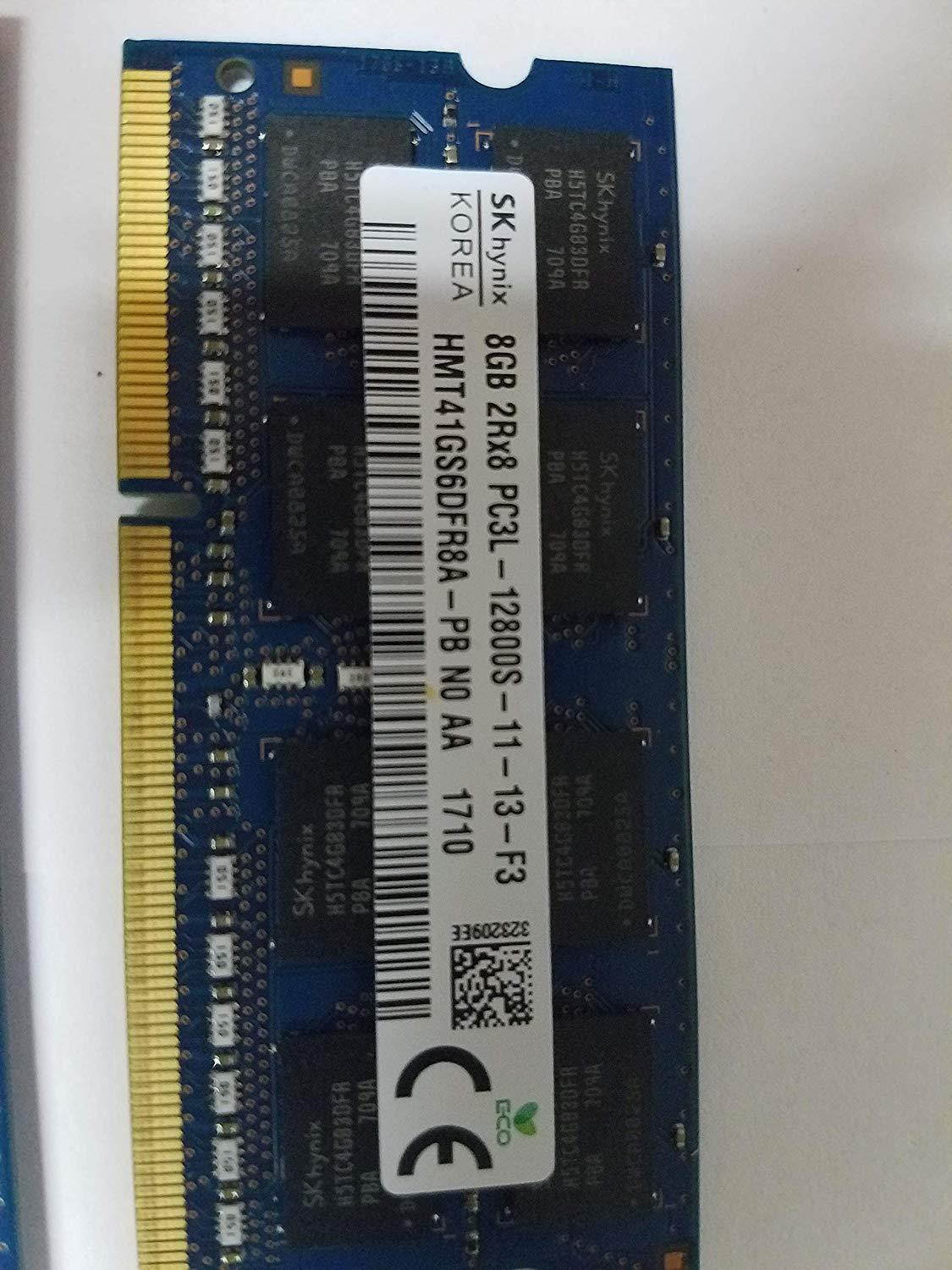 Hynix original 16GB (2 x 8GB), 204-pin SODIMM, DDR3 PC3L-12800, 1600MHz memory module