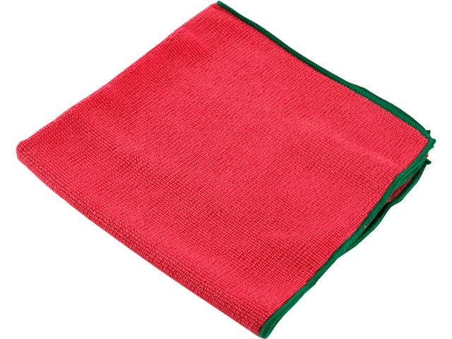 WypAll Microfiber Cloths (83980), Reusable, 15.75" x 15.75", Red, 4 Packs / Case, 6 Wipes / Container, 24 / Case