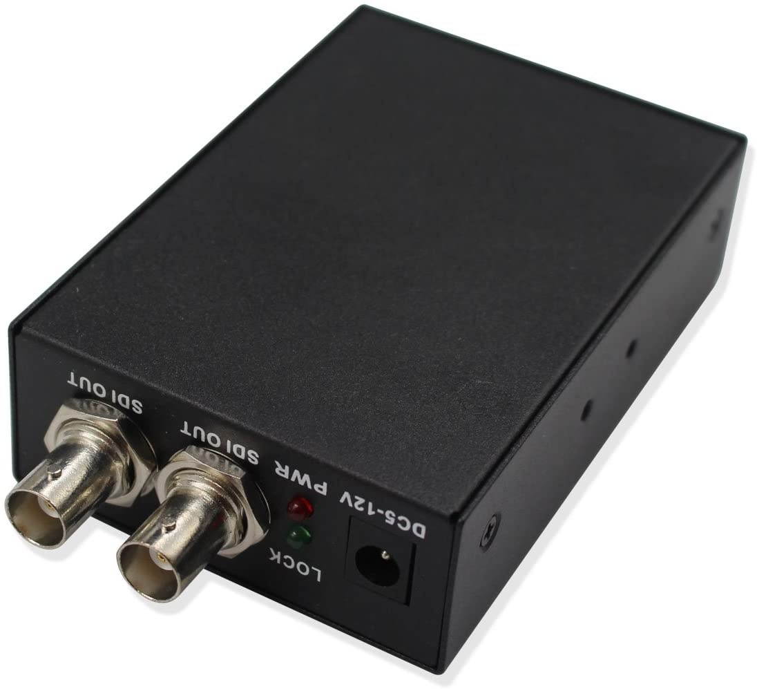1 Port Vga to 2 Ports Sdi (SD-SDI/HD-SDI/3G-SDI) Audio Converter for SDI Broadcast Room, No-Linear Editing Field, CCTV Security