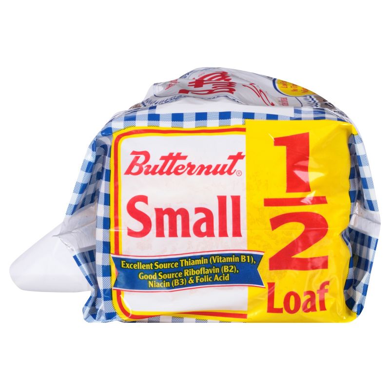 Butternut Nothing But White Enriched Half Loaf Bread - 12oz
