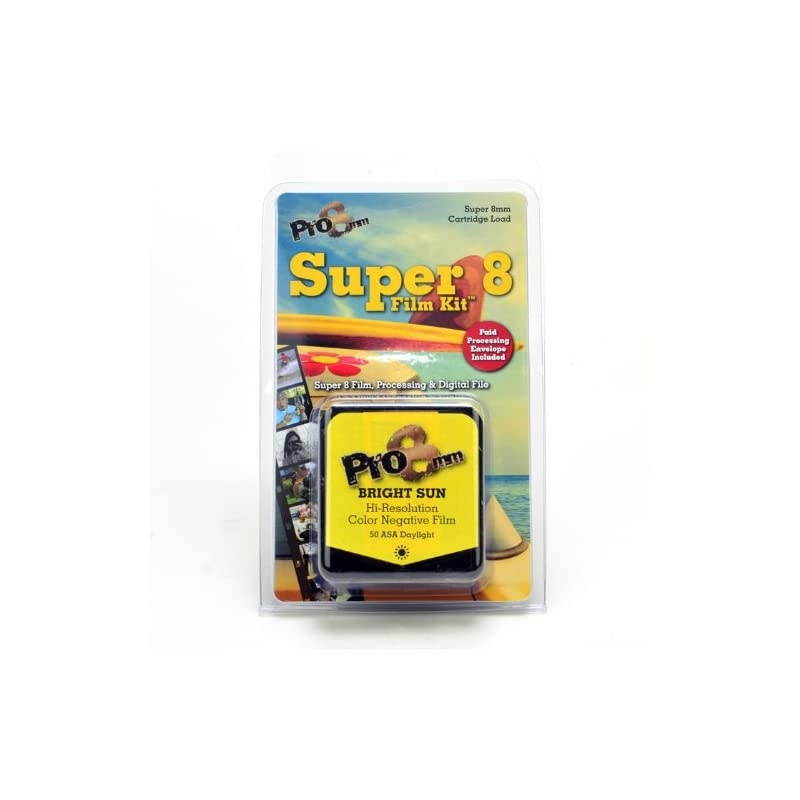 BRIGHT SUN Super 8 Film Kit for Super 8mm Film Cameras,Black