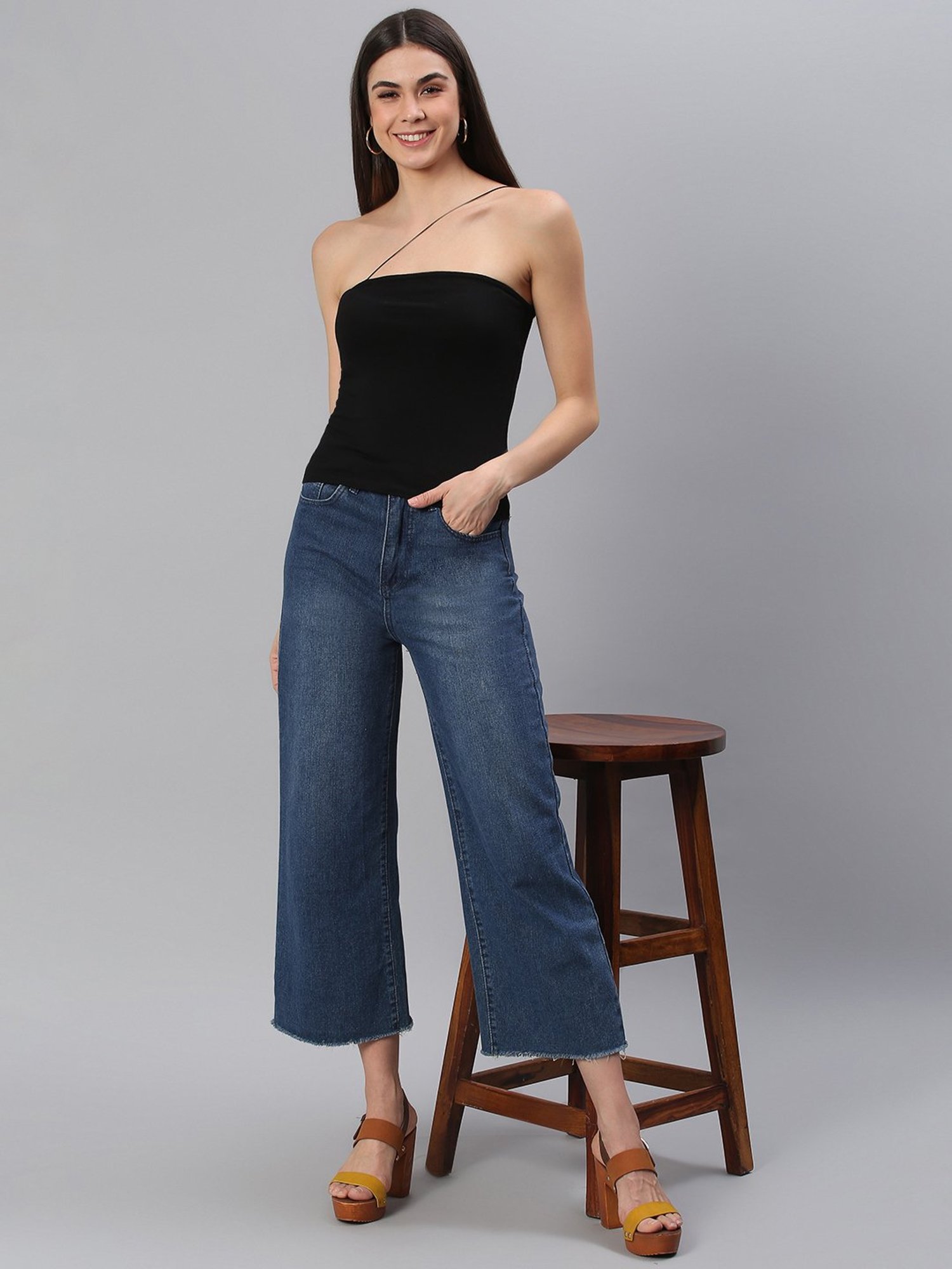 Cation Black Tube Top