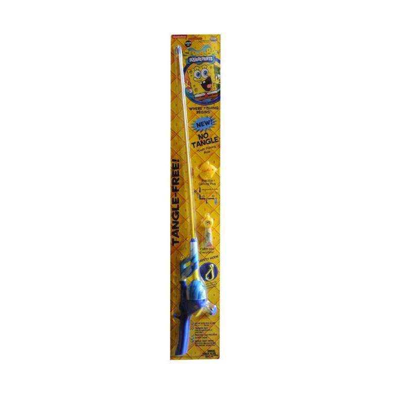 Kid Casters SpongeBob SquarePants No Tangle Fishing Rod - Yellow