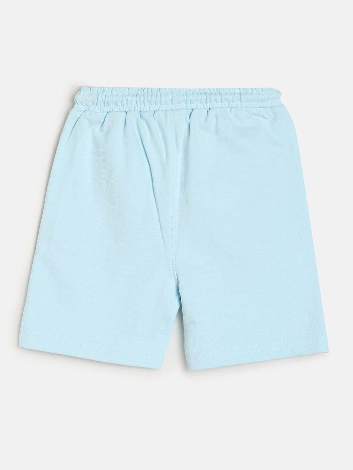 MINIKLUB Kids Light Blue Solid Shorts