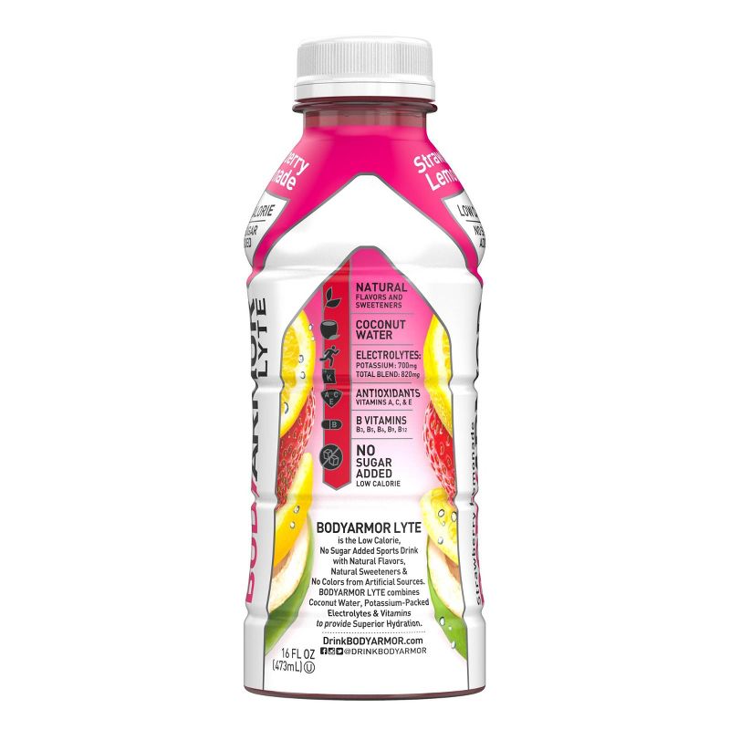 BODYARMOR LYTE Strawberry Lemonade Sports Drink - 16 fl oz Bottle