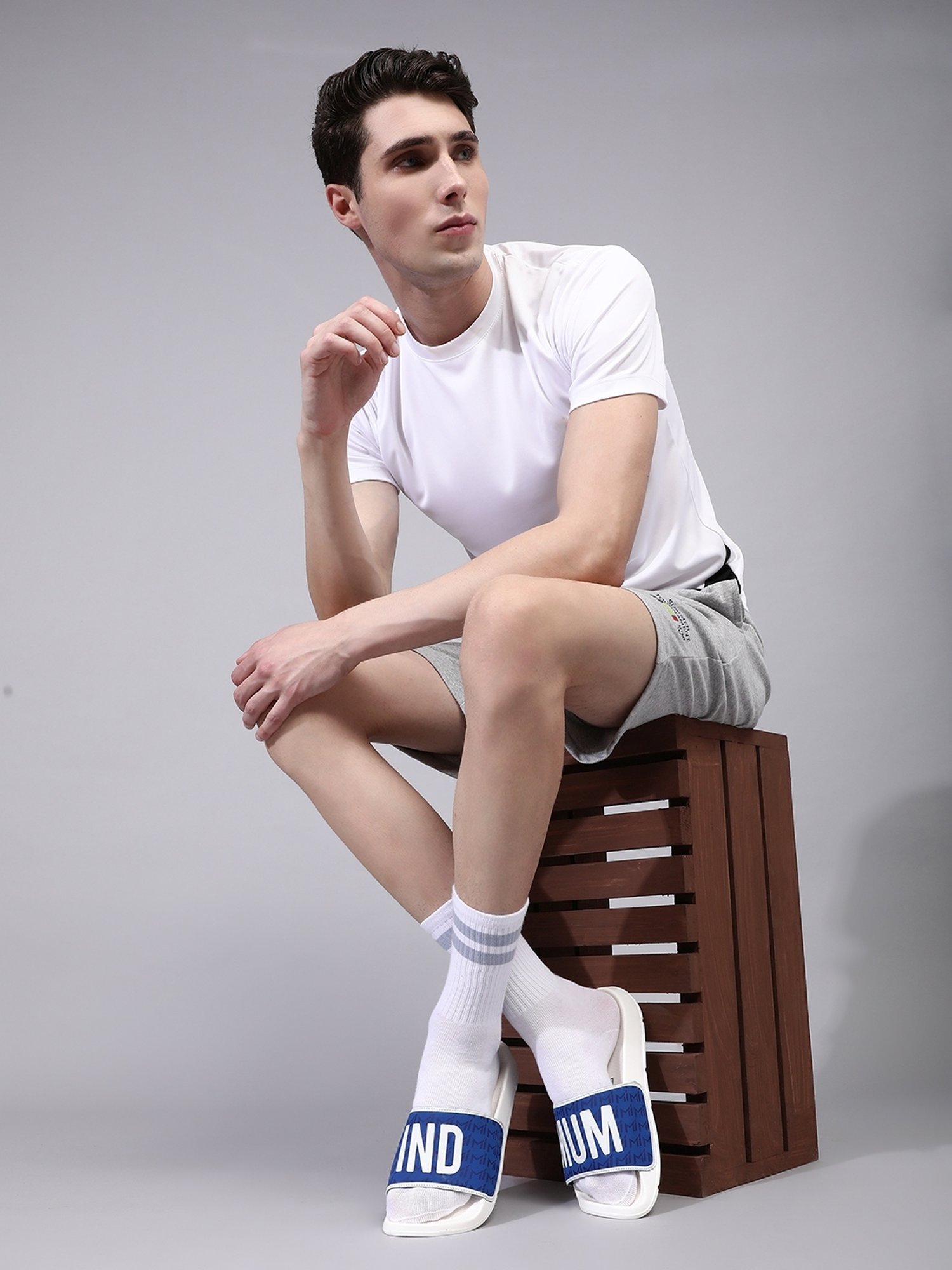 Chupps Men's MI Official Blue Slides