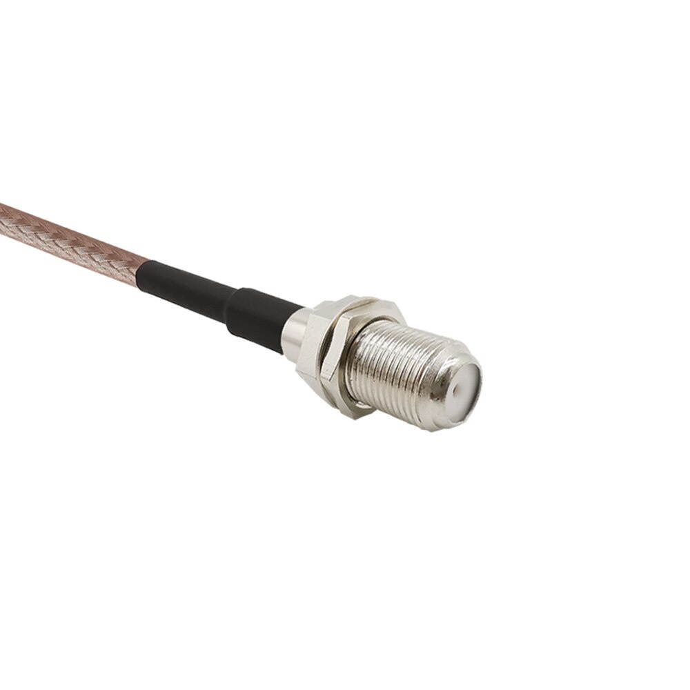 2 M F Type Male Plug to F Female Jack RF RG316 Pigtail Wire Crimp Cable TV Extension F Type Plug RG316 Pigtail Cable Connector