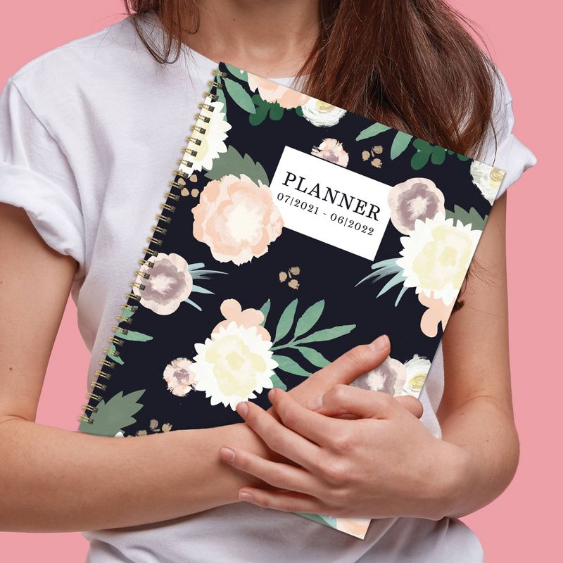 Undated Teacher Planner 8.5" x 11" Large Weekly Lesson Plan Book Botanical Floral - TF Publishing