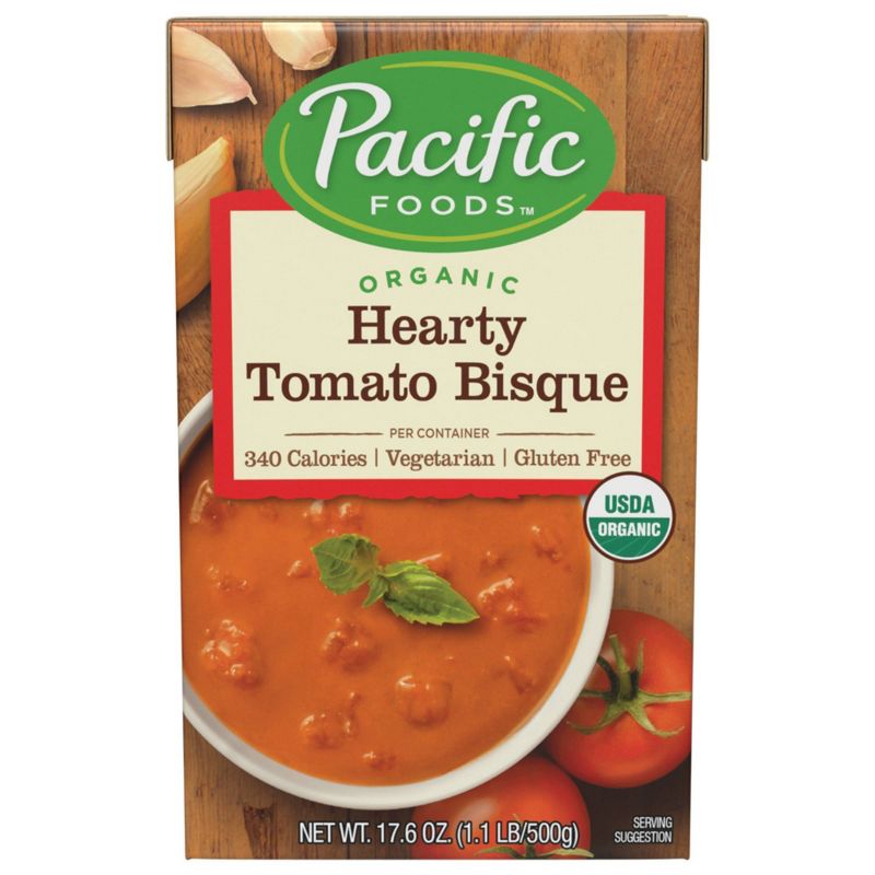 Pacific Foods Organic Hearty Tomato Bisque - 17.6oz