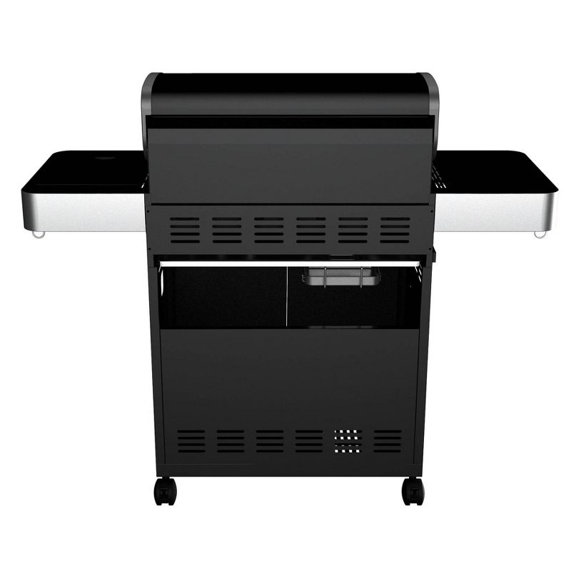 4-Burner Propane Gas Grill with LED Controls Black Model 13892 - Monument Grills