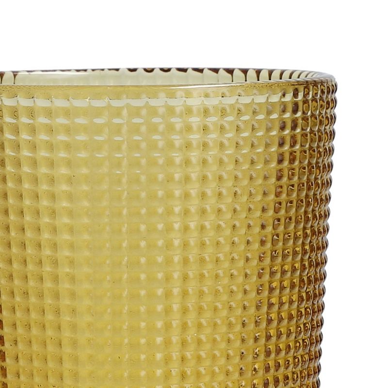 11.5oz 6pk Crystal Malcolm Double Old Fashion Glasses Amber - Fortessa Tableware Solutions