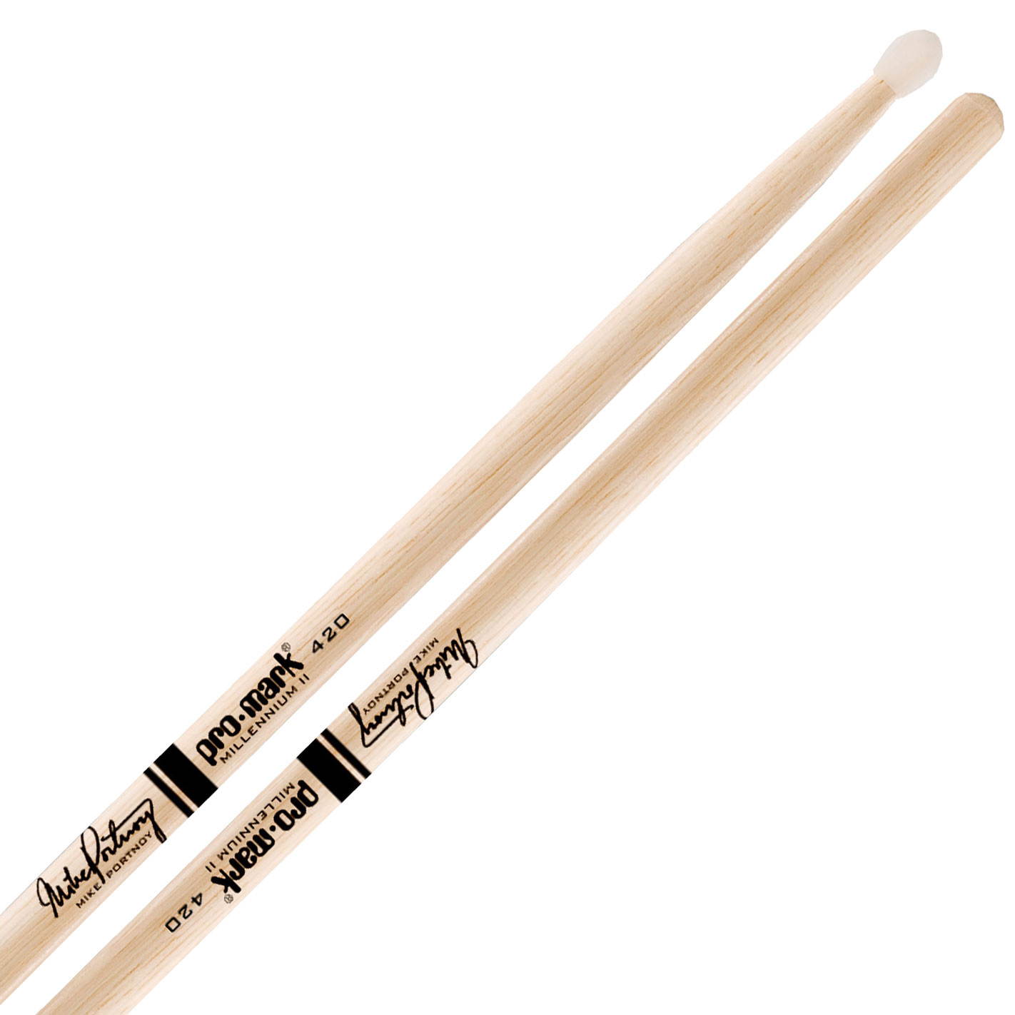ProMark Hickory Mike Portnoy Nylon Tip drumsticks