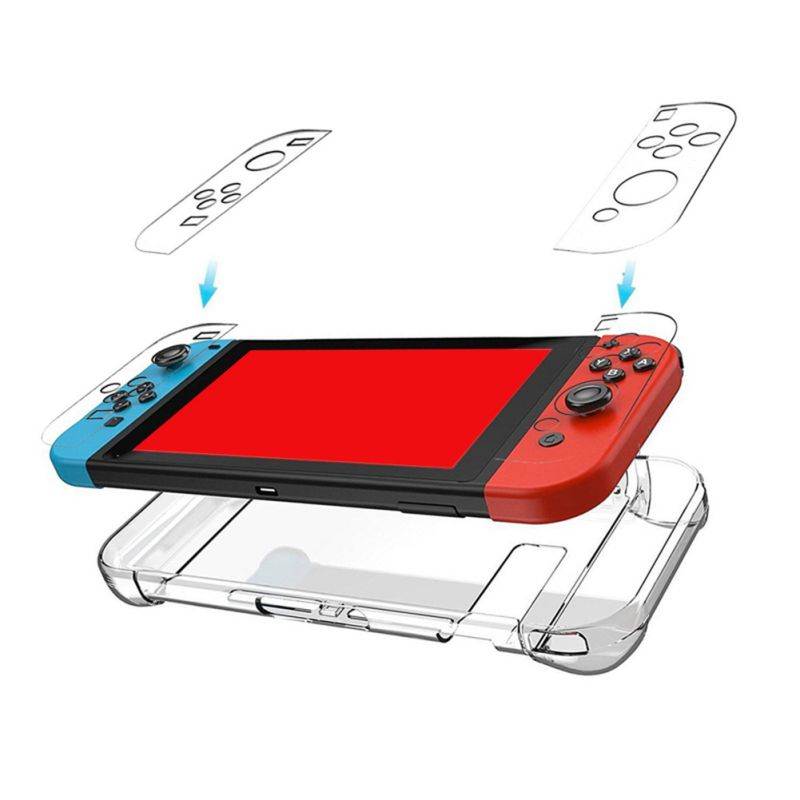 Switch Accessories Bundle - Nintendo switch Case & Screen Protector, Hard Case, Grip cases, Switch Wheels, Games Holder, Charge cable