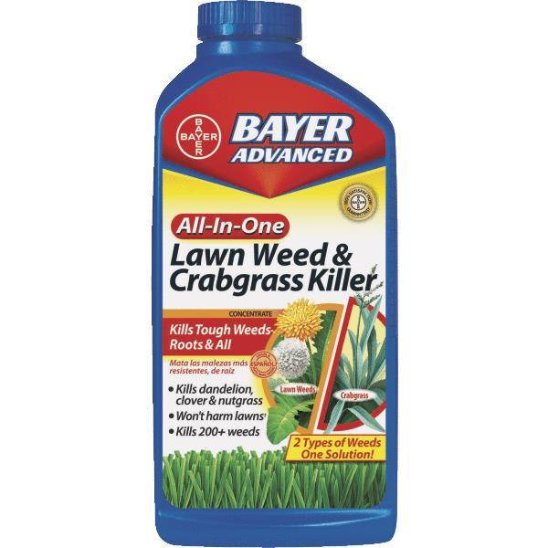 Bayer 704140A All-In-One Lawn Weed & Crabgrass Killer - 32 Oz.