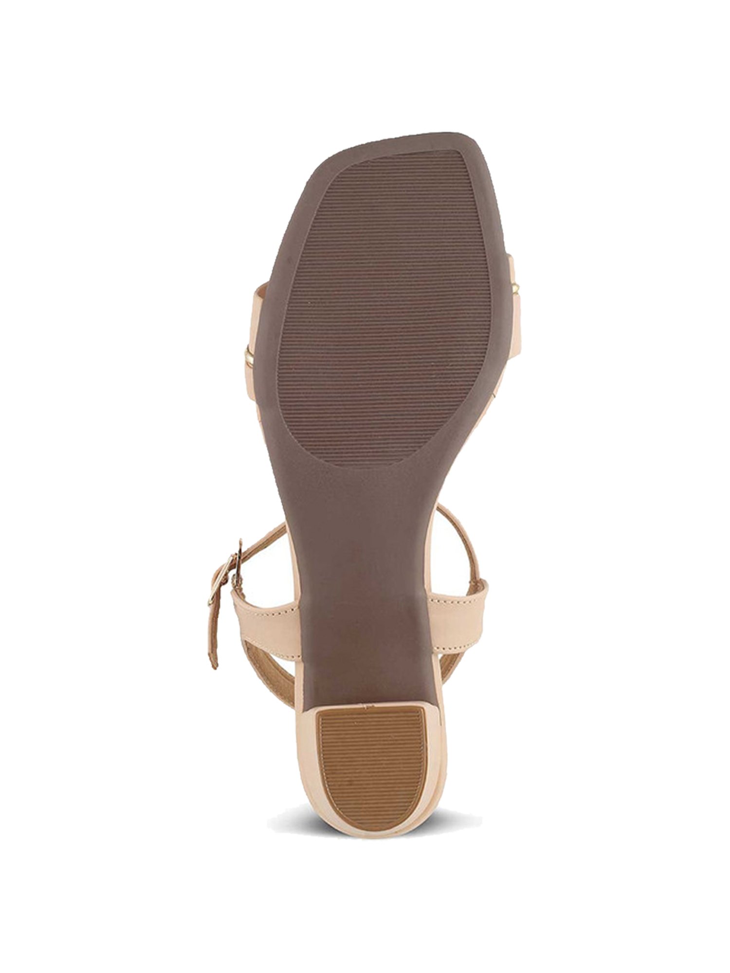 Tresmode Women's Beige Ankle Strap Sandals