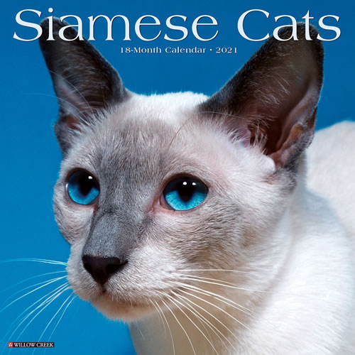 2021 Siamese Cats Wall