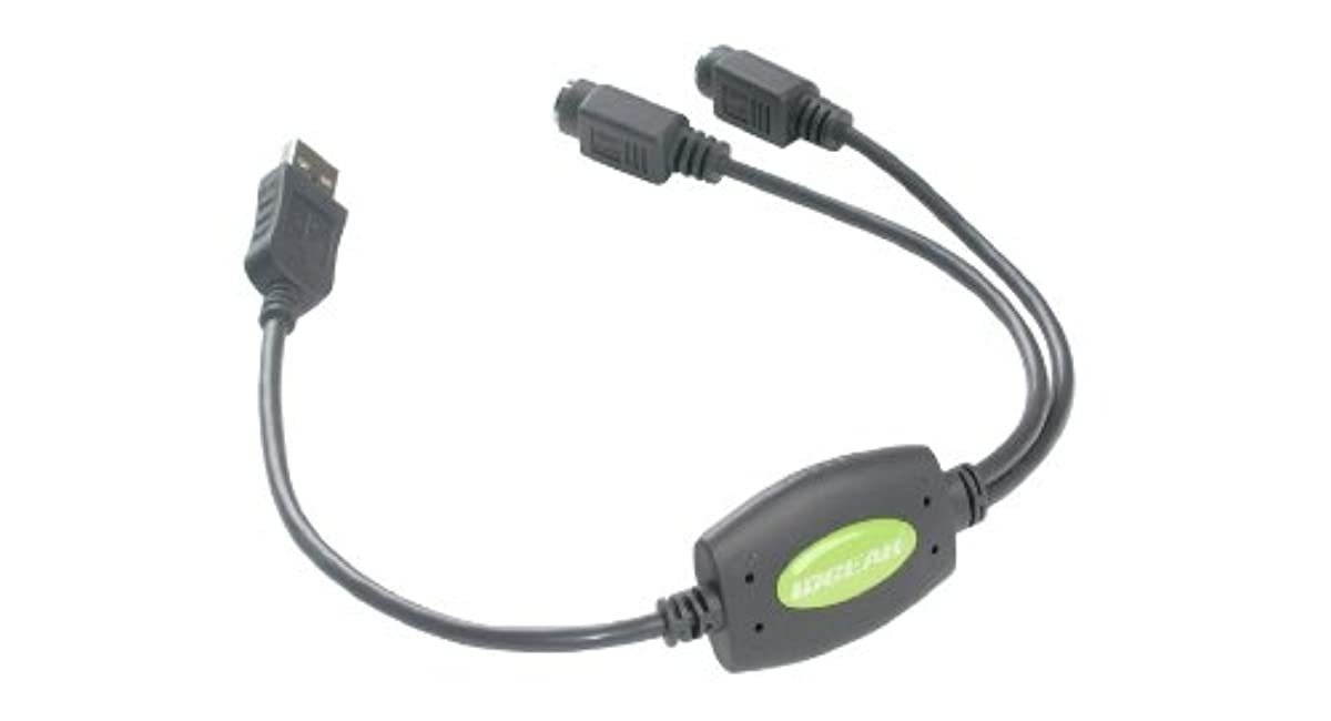 IOGEAR USB to PS/2 Adapter for Keyboard/Mouse, GUC10KM