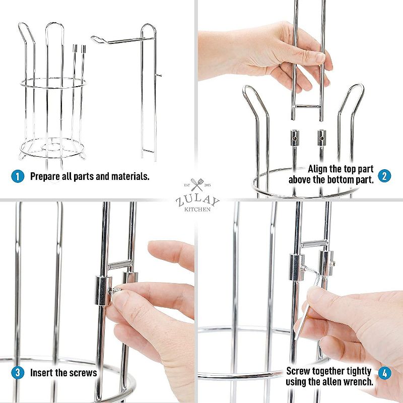 Curved Shower Caddy with Soap Tray Light Silver 24.15" - Elegant Home Fashions