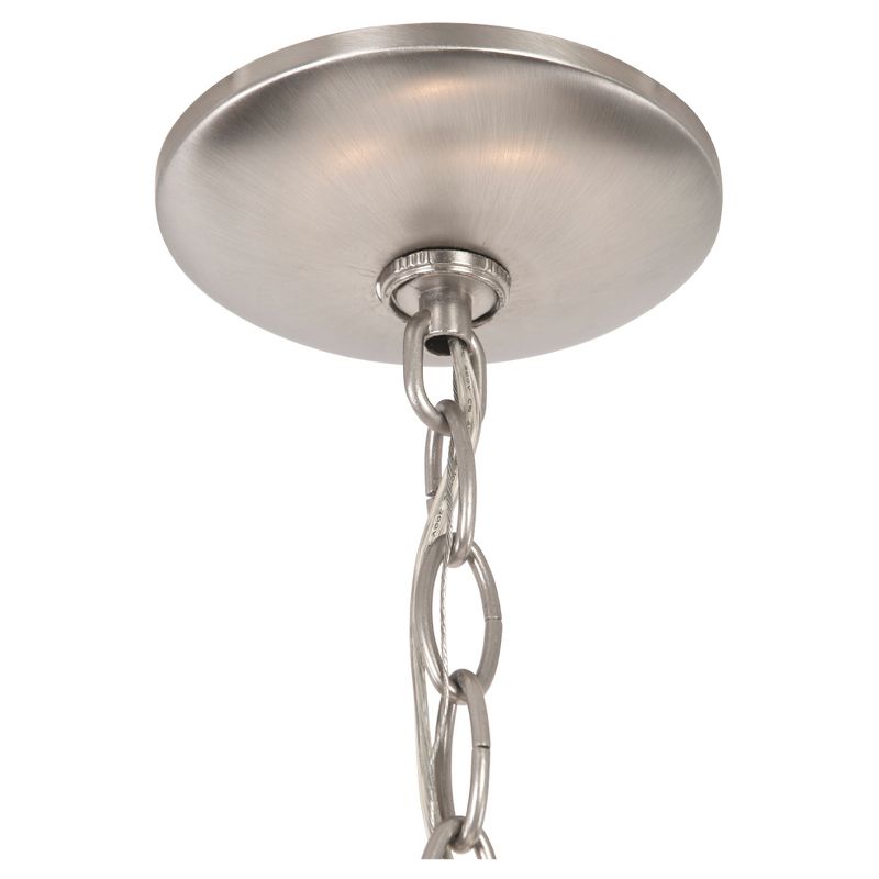 Yosemite Three Lights Chandelier Satin Nickel