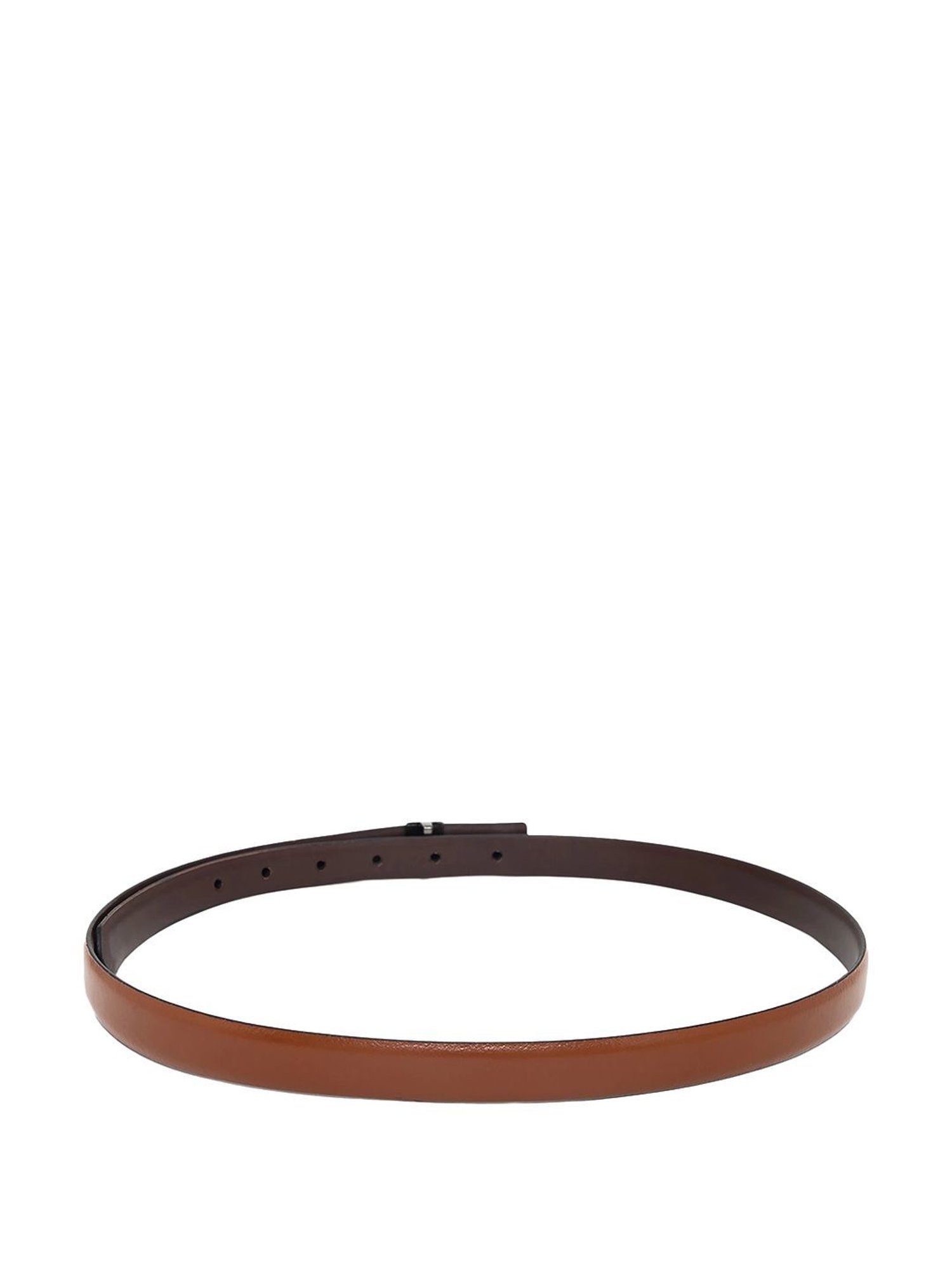 Carlton London Tan Leather Waist Belt For Women