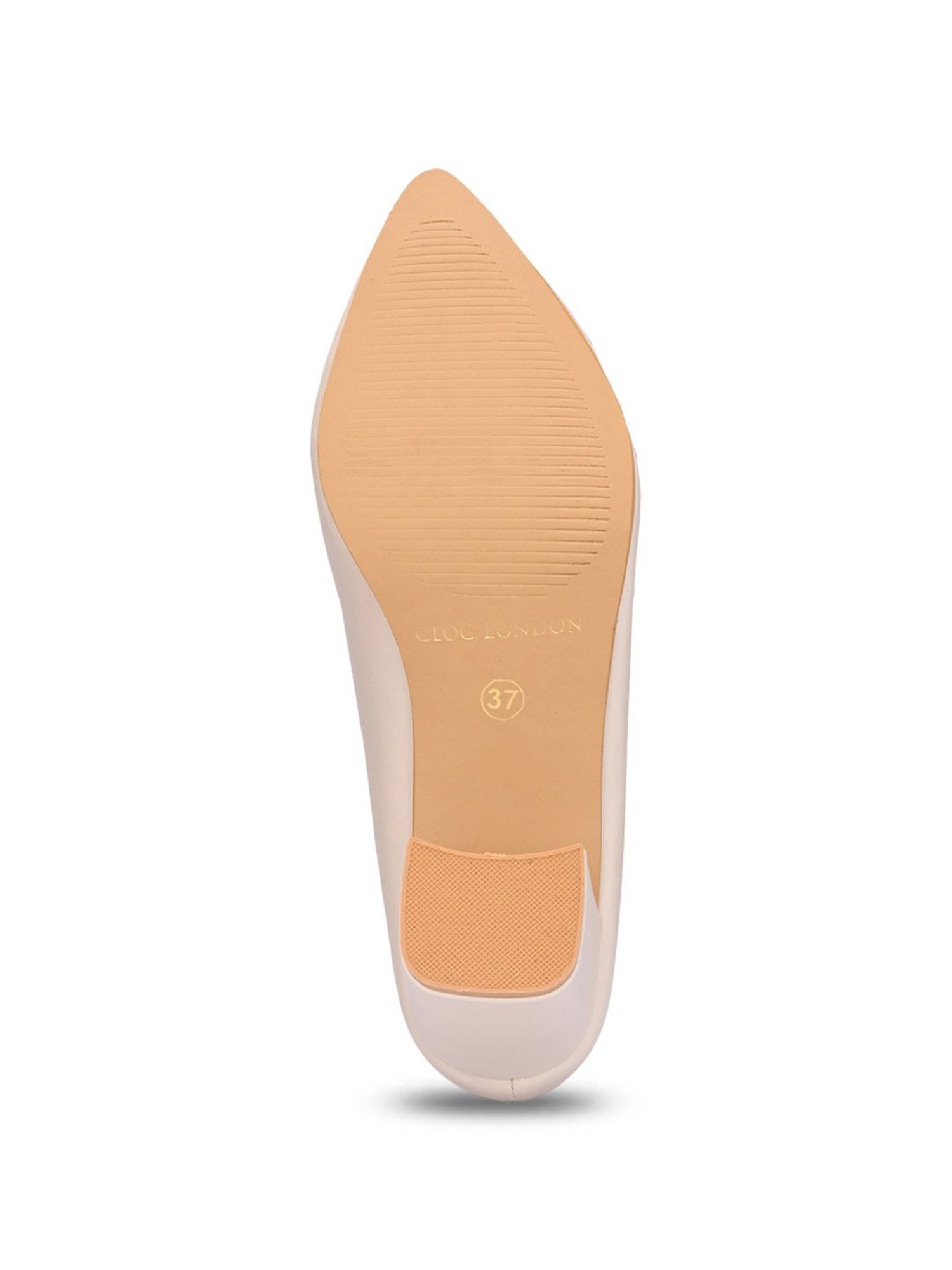 Clog London Women's Off White Casual Pumps