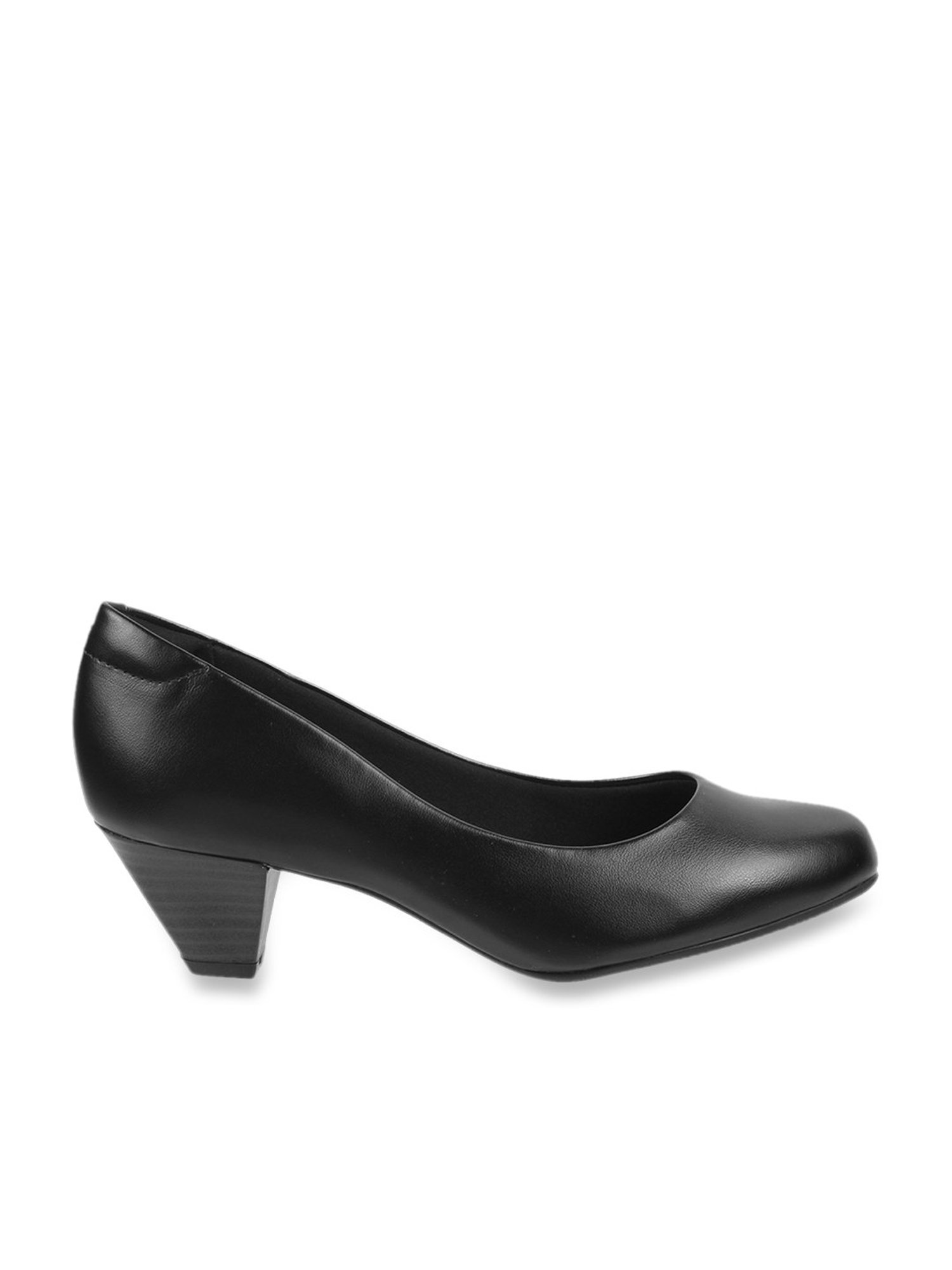 J. Fontini by Mochi Women's Black Formal Pumps