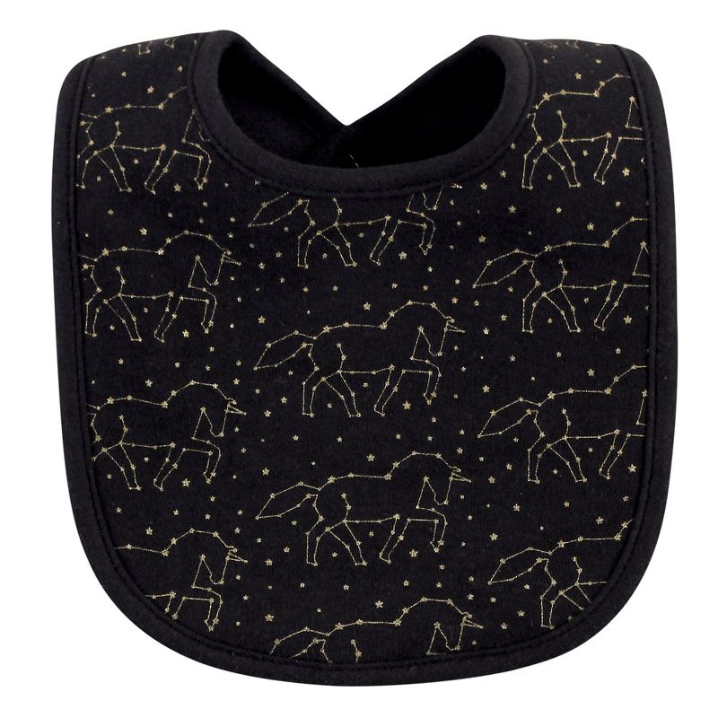 Hudson Baby Unisex Baby Cotton Terry Drooler Bibs with Fiber Filling, Neutral Woodland, One Size