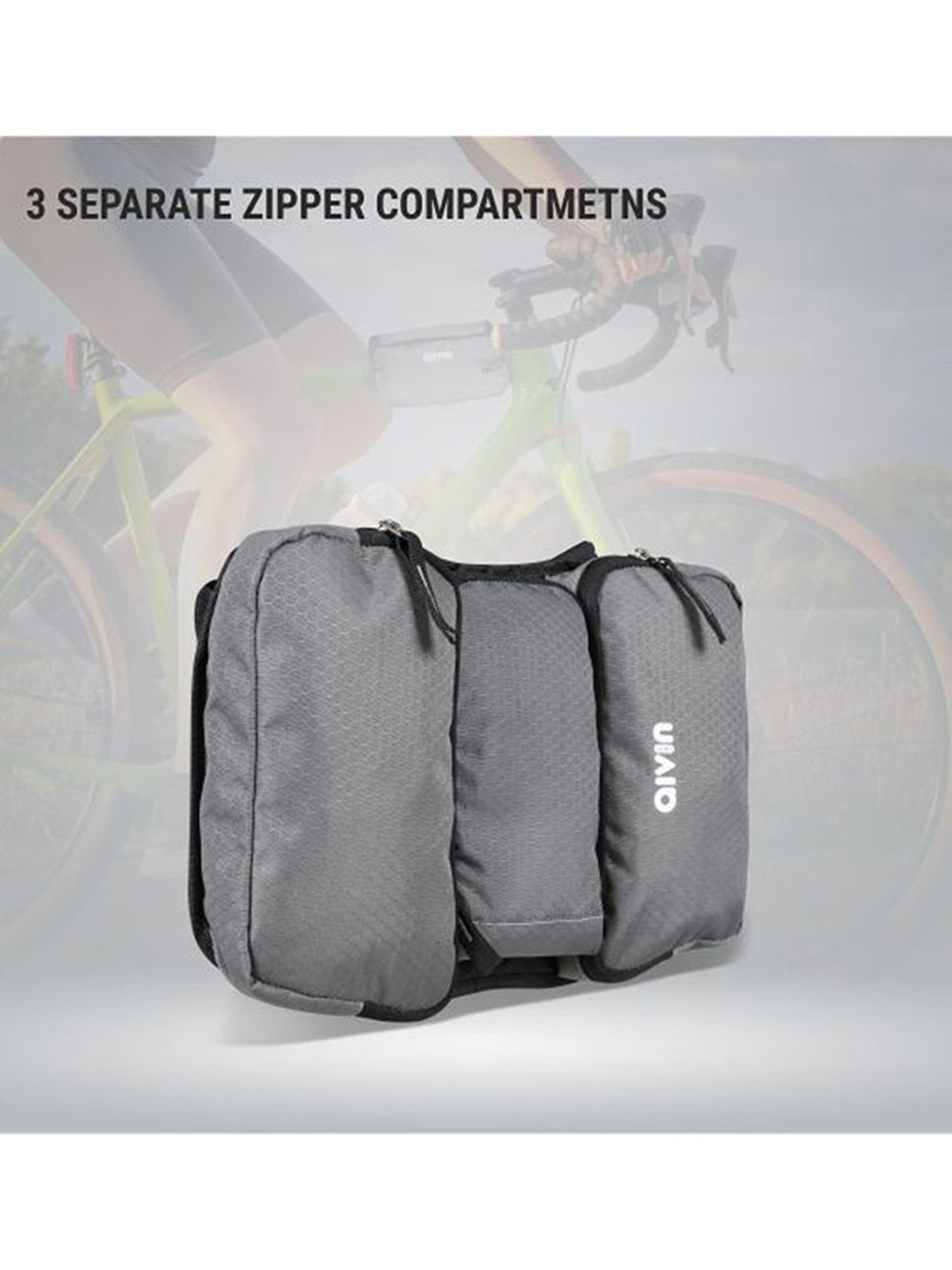 AIVIN Cycling Frame Bag Pouch (Grey)