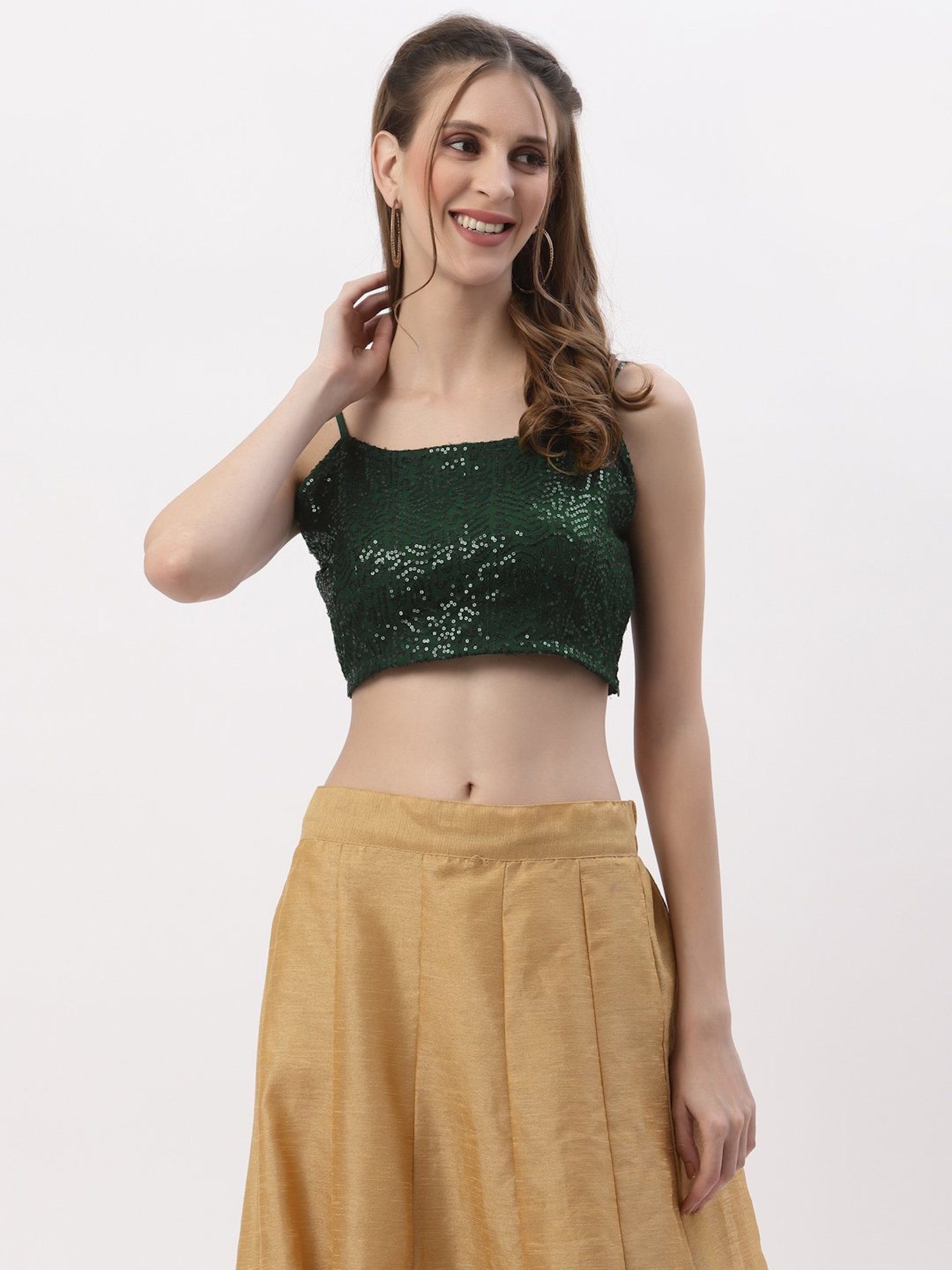 studiorasa Green Embellished Choli