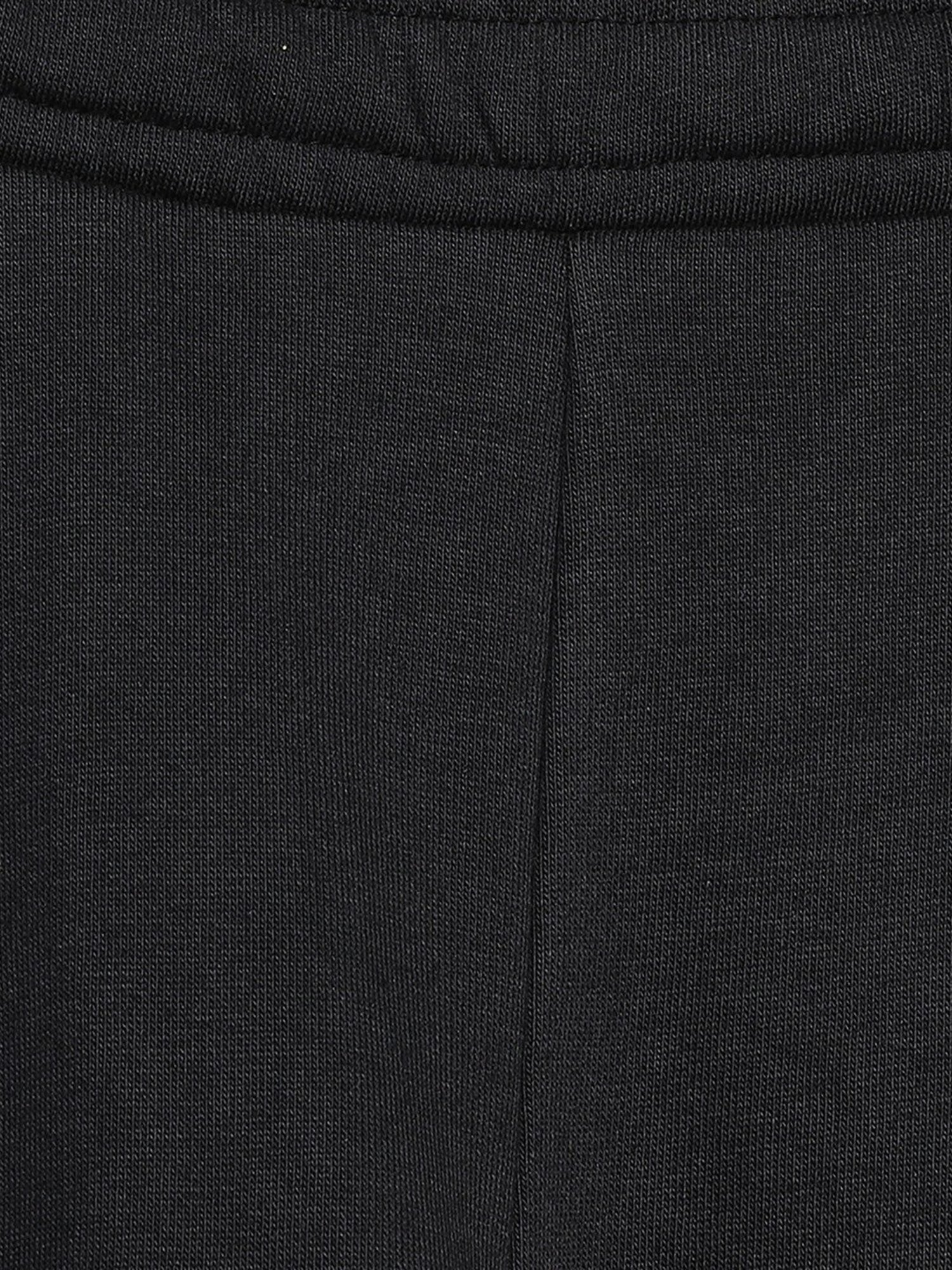 HOP Kids by Westside Taupe Solid Mid-Rise Cotton Blend Joggers