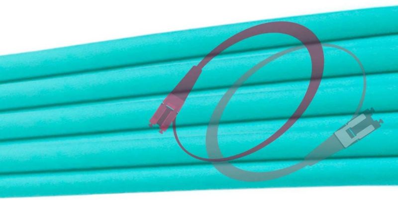 Fiber Optic Cable LC-LC 9/125 Duplex Single-Mode Fiber Cable Yellow 5 meters