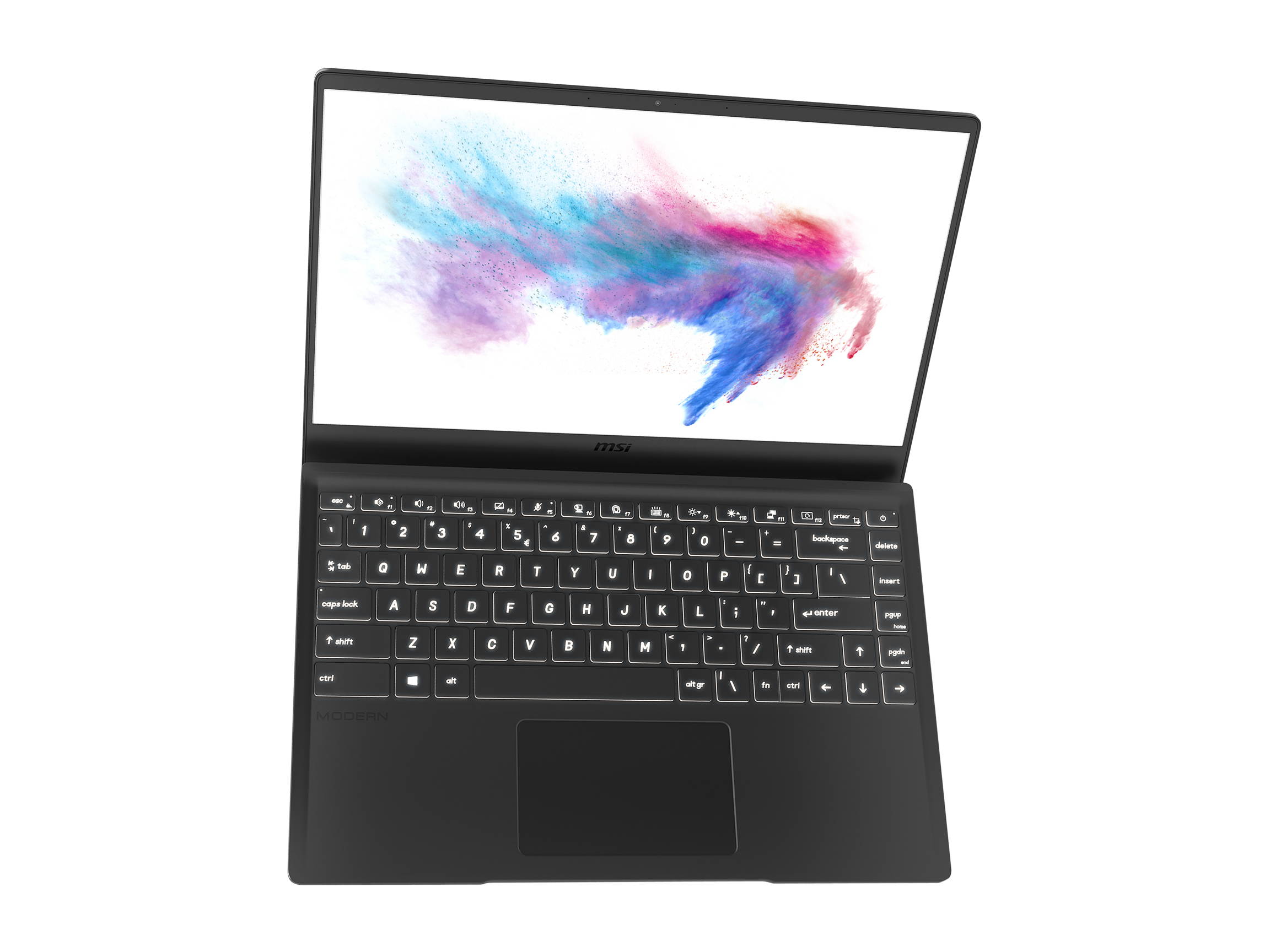 MSI Laptop Modern 14 B10RASW-078 Intel Core i7 10th Gen 10510U (1.80 GHz) 8 GB Memory 512 GB SSD NVIDIA GeForce MX330 14.0" Windows 10 Home 64-bit