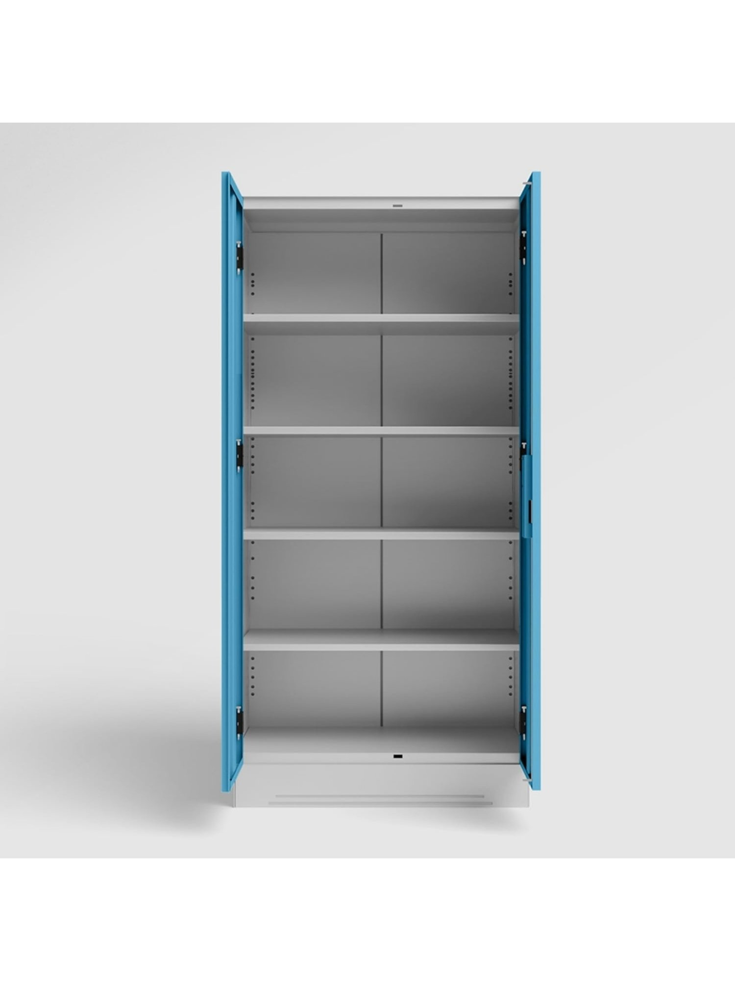 Godrej Interio Ewa Brown Engineered Wood 4 Door Wardrobe