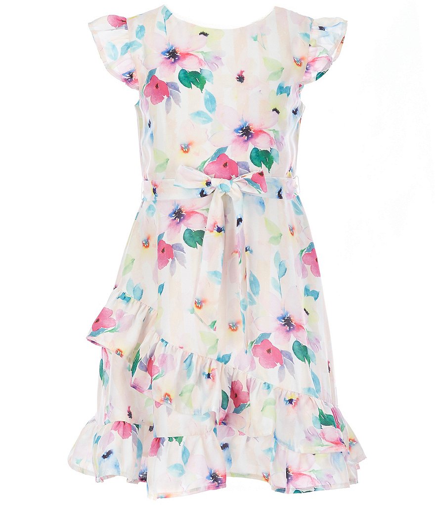 Zunie Little Girls 2T-6X Unicorn Rainbow Tutu Dress