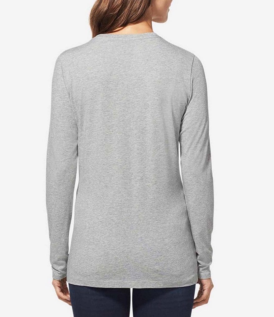 Tommy John Second Skin Pima Cotton Crew Neck Long Sleeve Lounge Tee