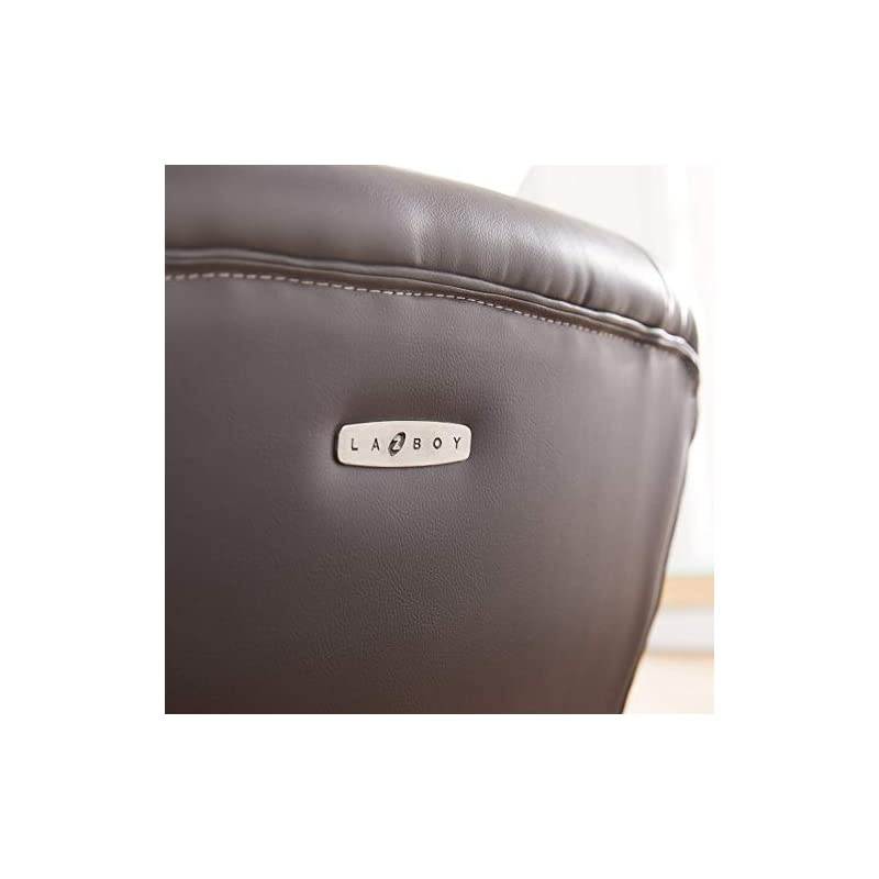 45783A Bellamy Bonded Leather Executive Office Chair with Memory Foam Cushions, Black