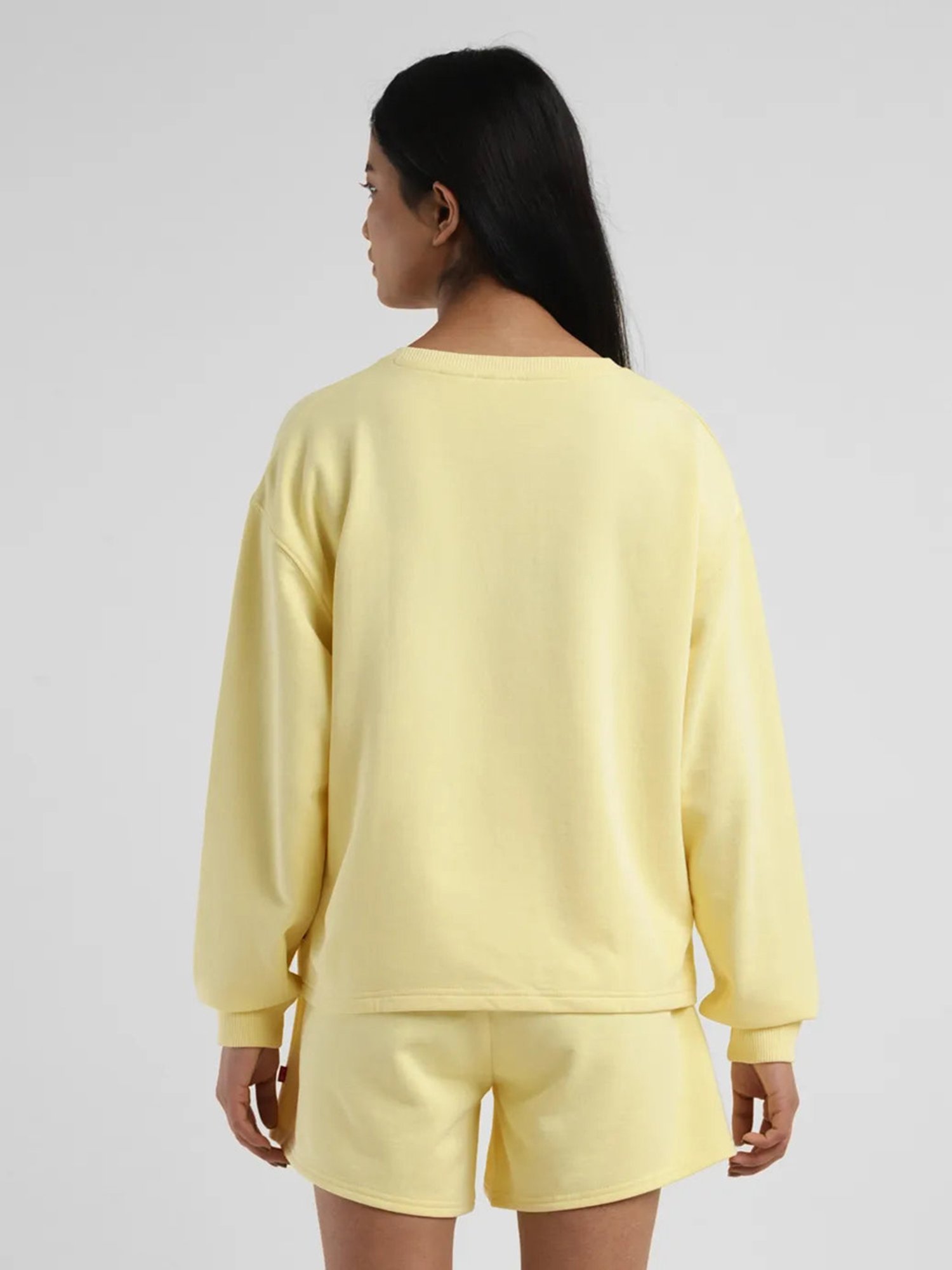 Belle Fille Yellow Patchwork Sweatshirt