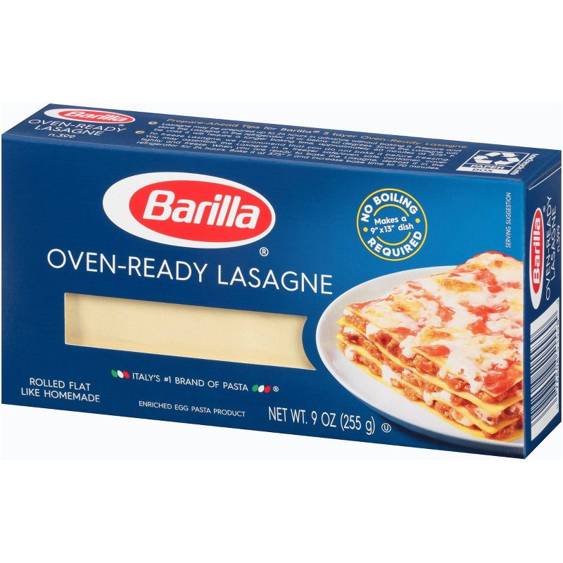 Barilla Oven Ready Lasagna Noodles - 9oz