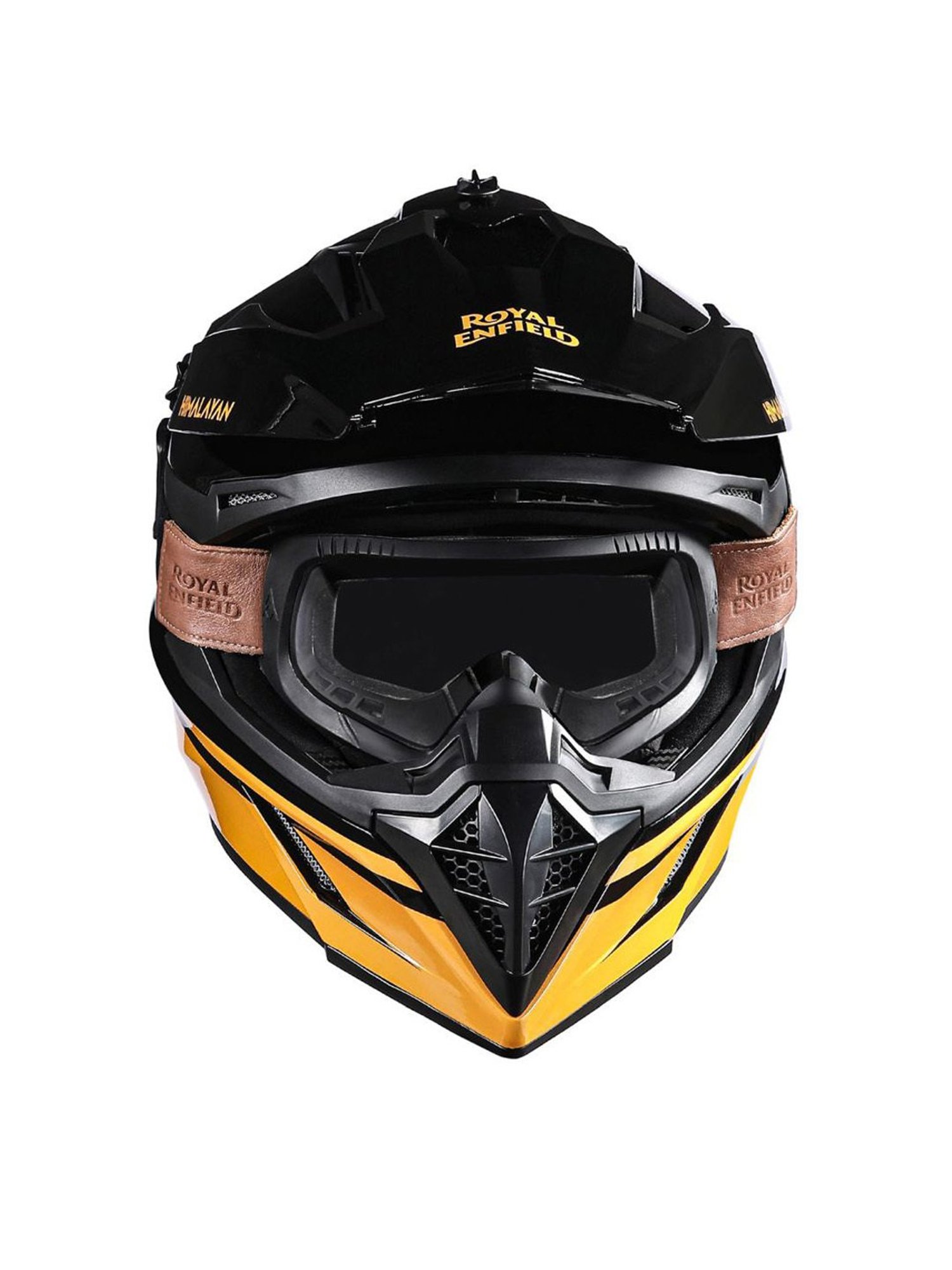 Royal Enfield Optimus MX Black Printed Helmet