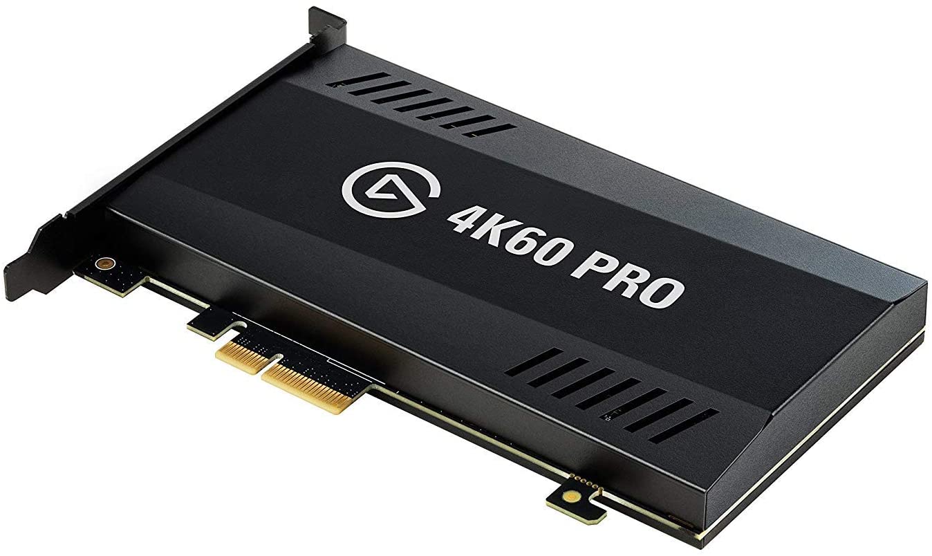 Elgato Game Capture 4K60 Pro - 4K 60fps capture card with ultra-low latency technology for recording PS4 Pro and Xbox One X gameplay, PCIe x4