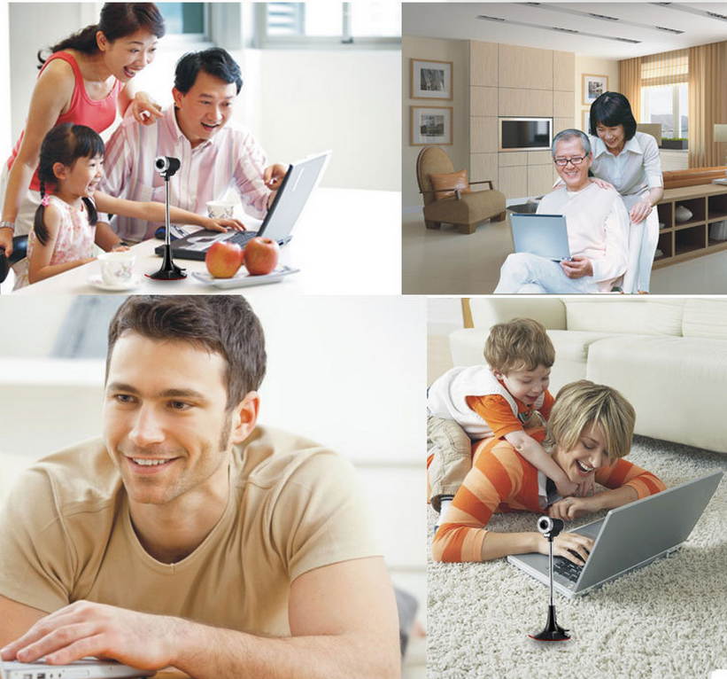 Aoni magic lamp High Definition free drive high-definition camera with microphone PC video with Built in Mic for Skype, Messenger, Windows Live, and Yahoo Video on Laptops and Desktop PC