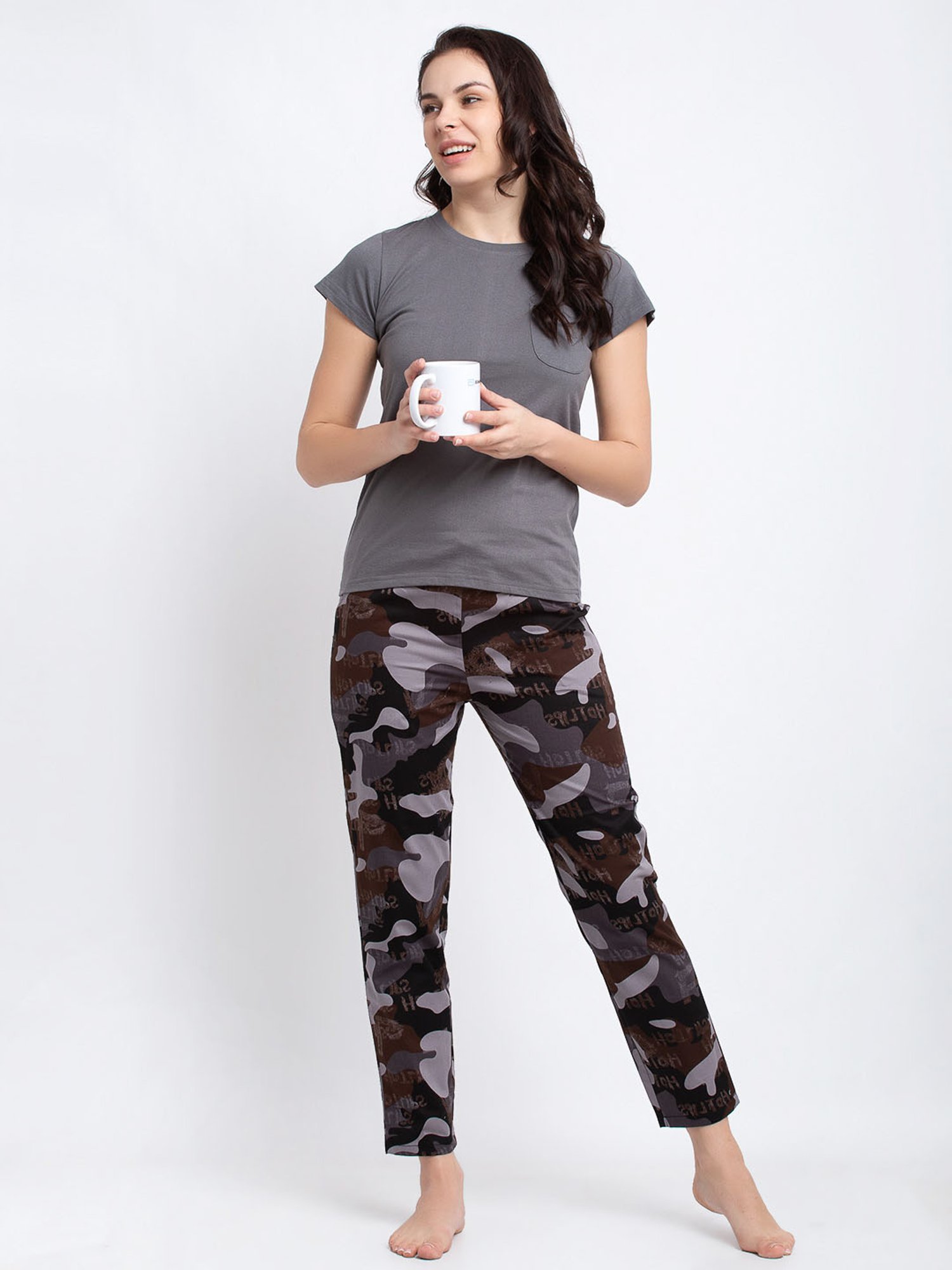 Boston Club Multicolor Top With Pyjamas