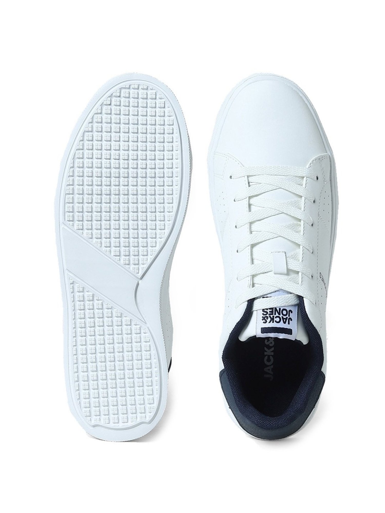 Jack & Jones Men's White Casual Sneakers