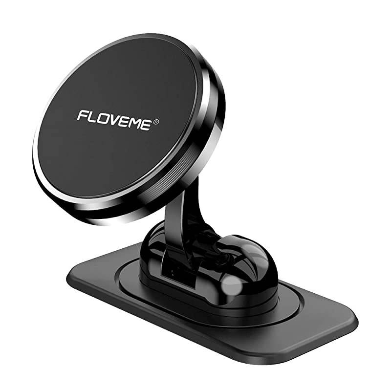 Magnetic Phone Car Mount -  360&deg; Rotate Magnetic Cell Phone Holder for Car Dashboard Hands Free Phone Magnet Car Mount for iPhone 12 11 Pro Xs Max X XR 8 7 6 Samsung S21 S20