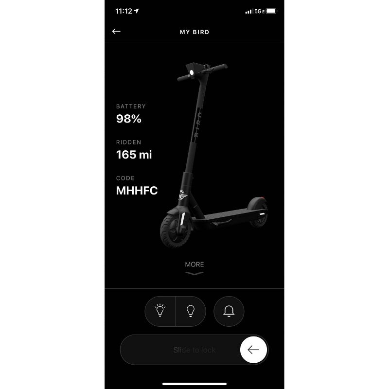 Bird One Electric Scooter - Dove White