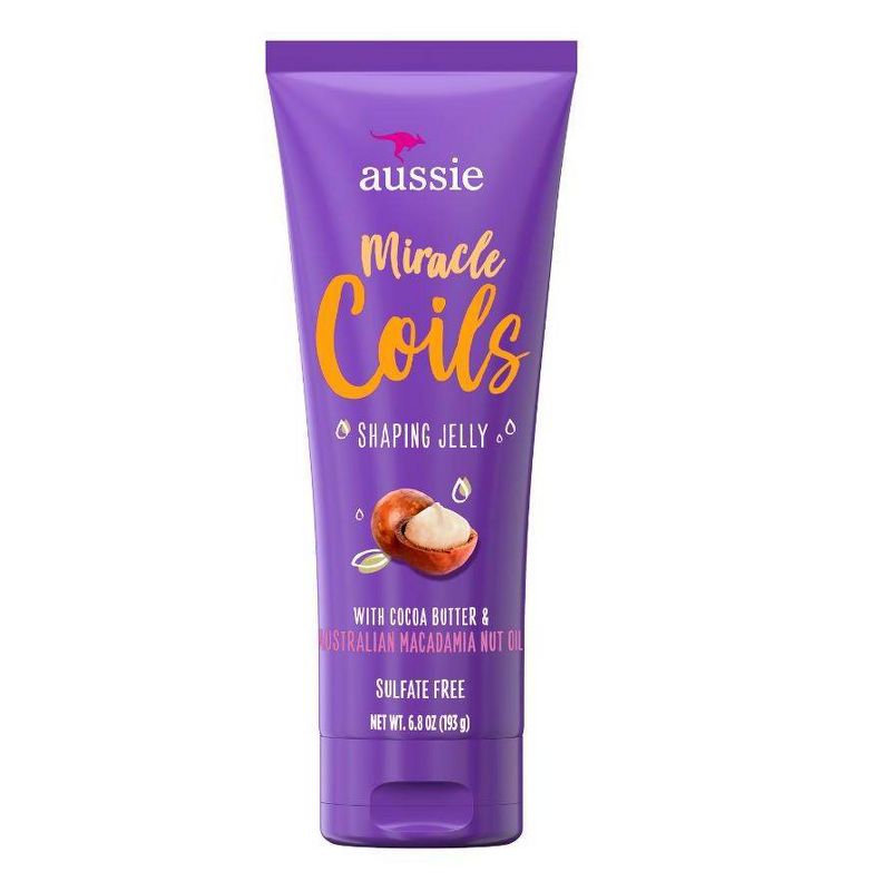 Aussie Miracle Coils Sulfate-Free Shaping Jelly with Cocoa Butter - 6.8 fl oz
